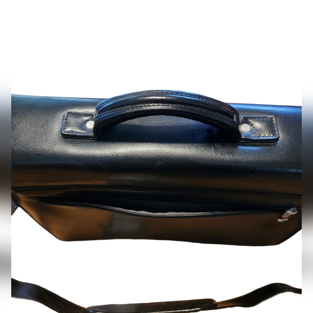 New Wenger Swiss Army Vitrinox Real Leather Padded Laptop Briefcase Computer Bag - Picture 7 of 14